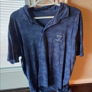 B. Draddy Golf Polo Men’s XL Blue Camo Pattern